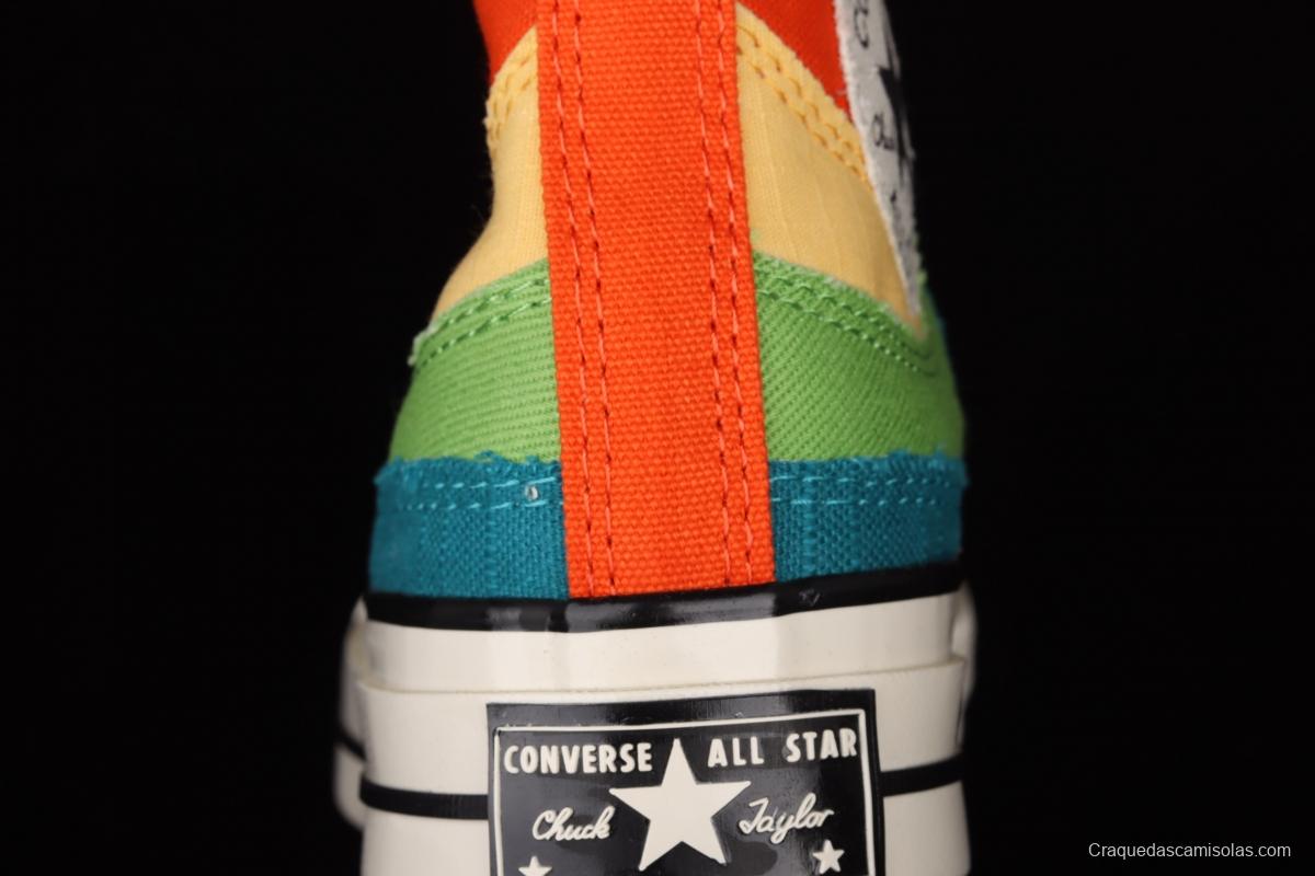 Converse Chuck 70 2021 new Samsung standard splicing color high upper canvas shoes 170836C