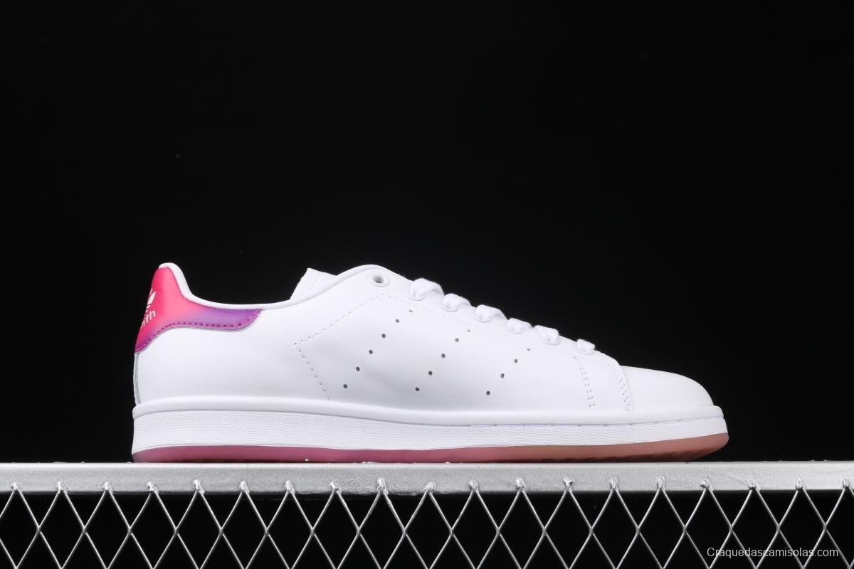 Adidas Stan Smith Rainbow EG8133 Smith rainbow crystal soles casual board shoes