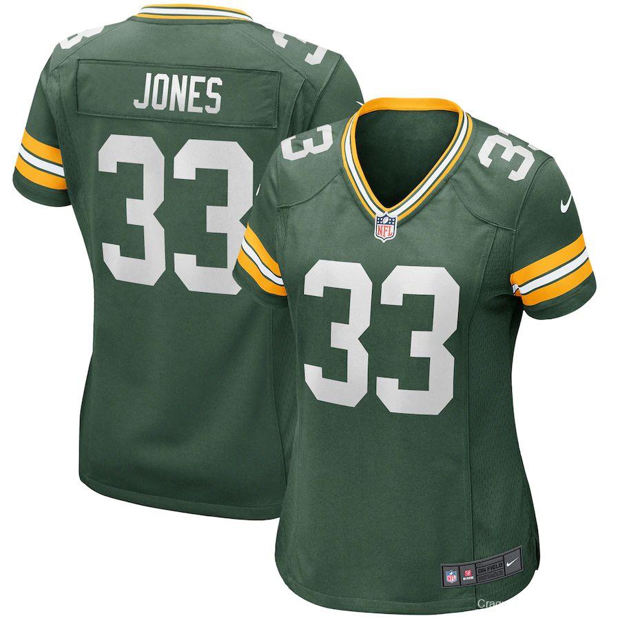 Women's Aaron Jones Green Player Limited Team Jersey