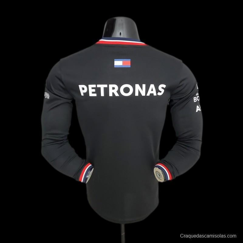 F1 Formula One 2022 Mercedes Long Sleeve Black 