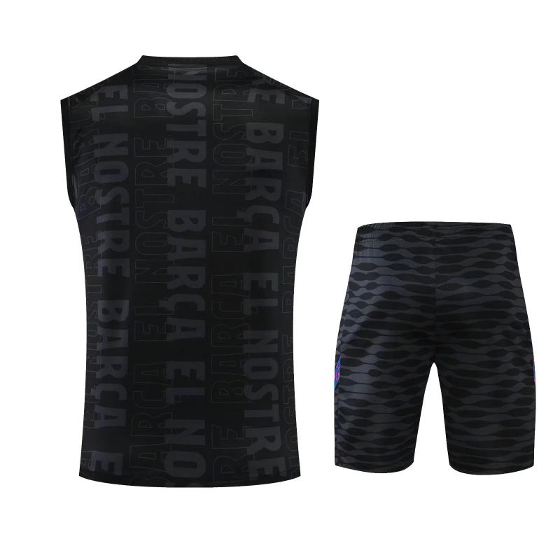 22/23 Barcelona Black Pre-match Training Jersey Vest