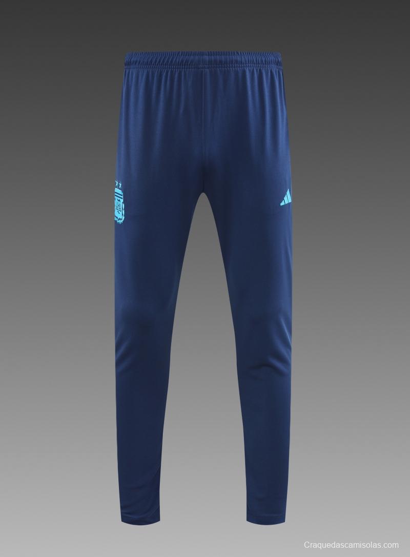 2022 Argentina Blue Half Zipper Tracksuit