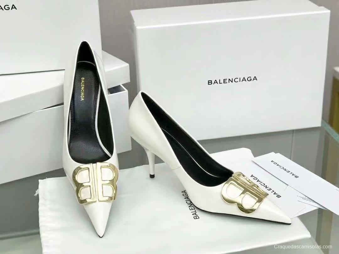 2 Color Women Balenciaga High Heels Shoes