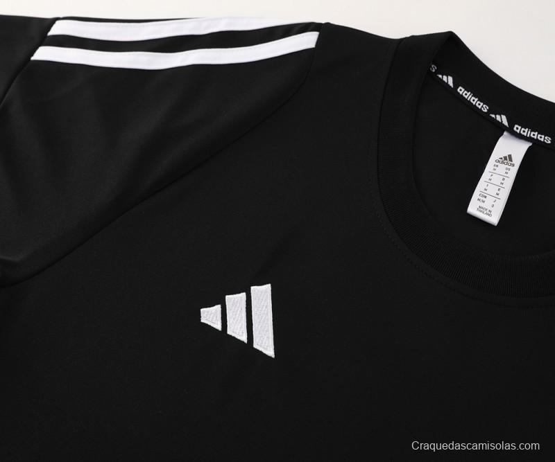 2024 Adidas Black Short Sleeve Jersey+Shorts