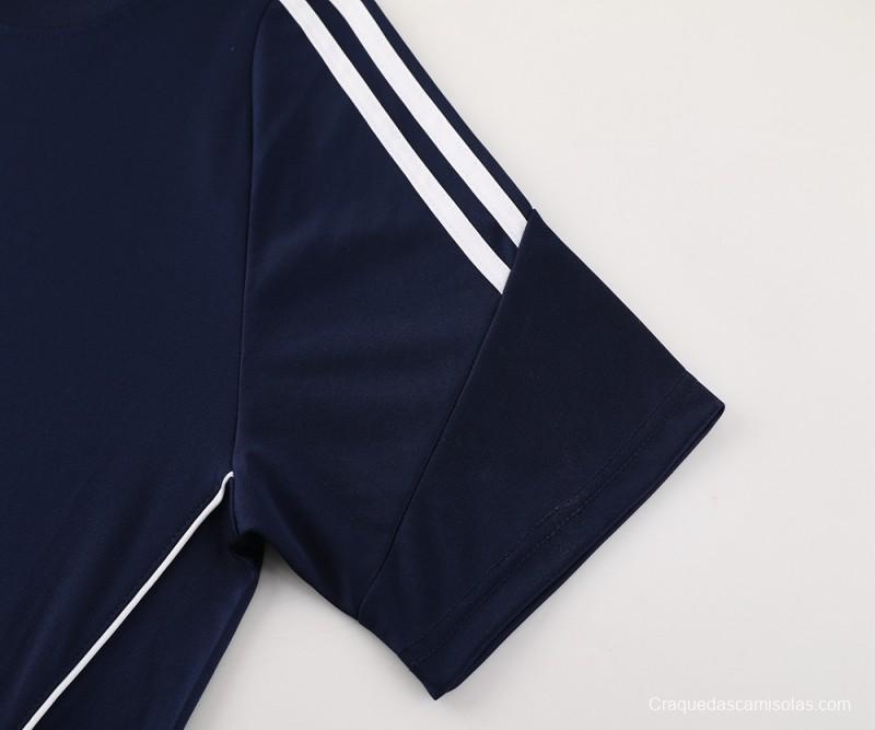 2024 Adidas Navy Short Sleeve Jersey+Shorts