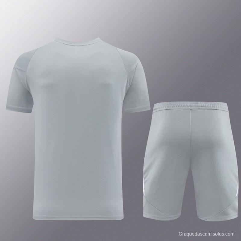 2024 Adidas Grey Short Sleeve Jersey+Shorts