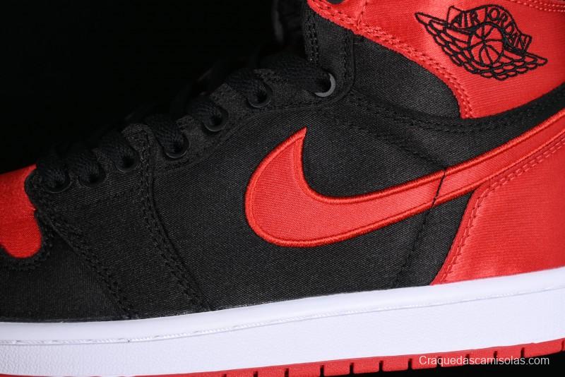 Air Jordan 1 High-Top "Satin Bred" AJ1