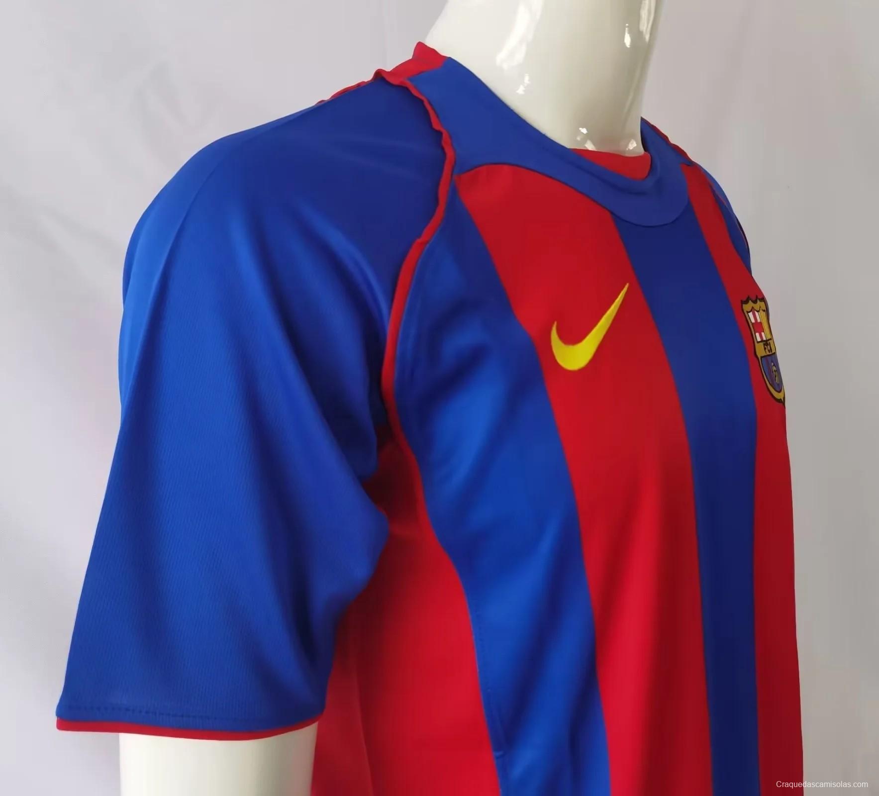 Retro 04/05 Barcelona Home Jersey