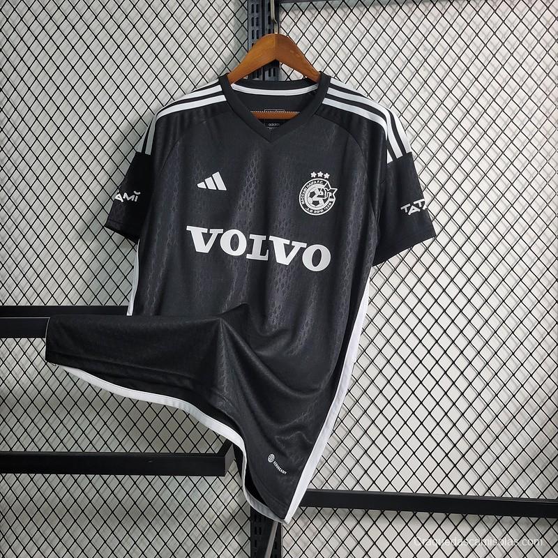 23/24 Maccabi Haifa Away Black Jersey