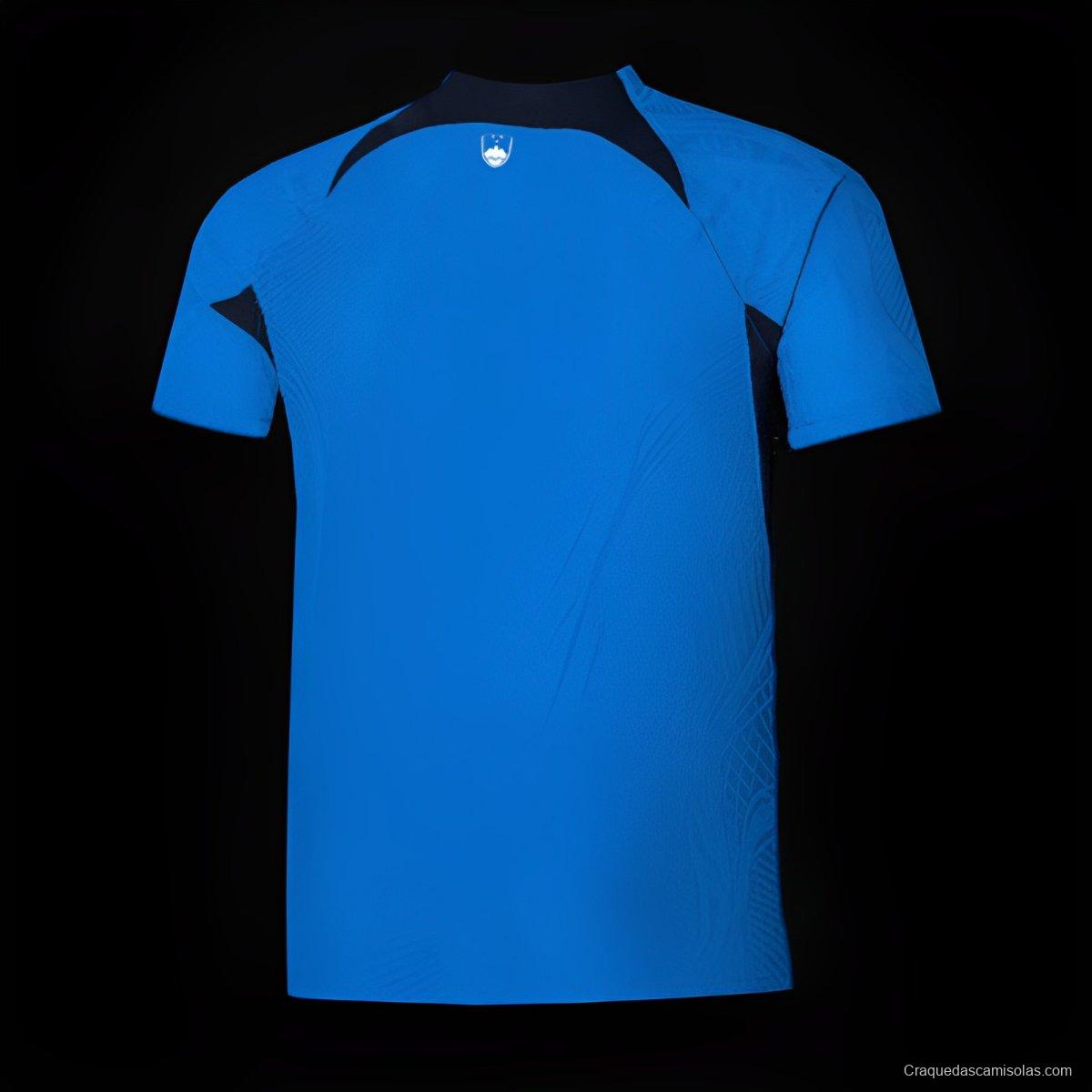 2024 Slovenia Away Blue Jersey