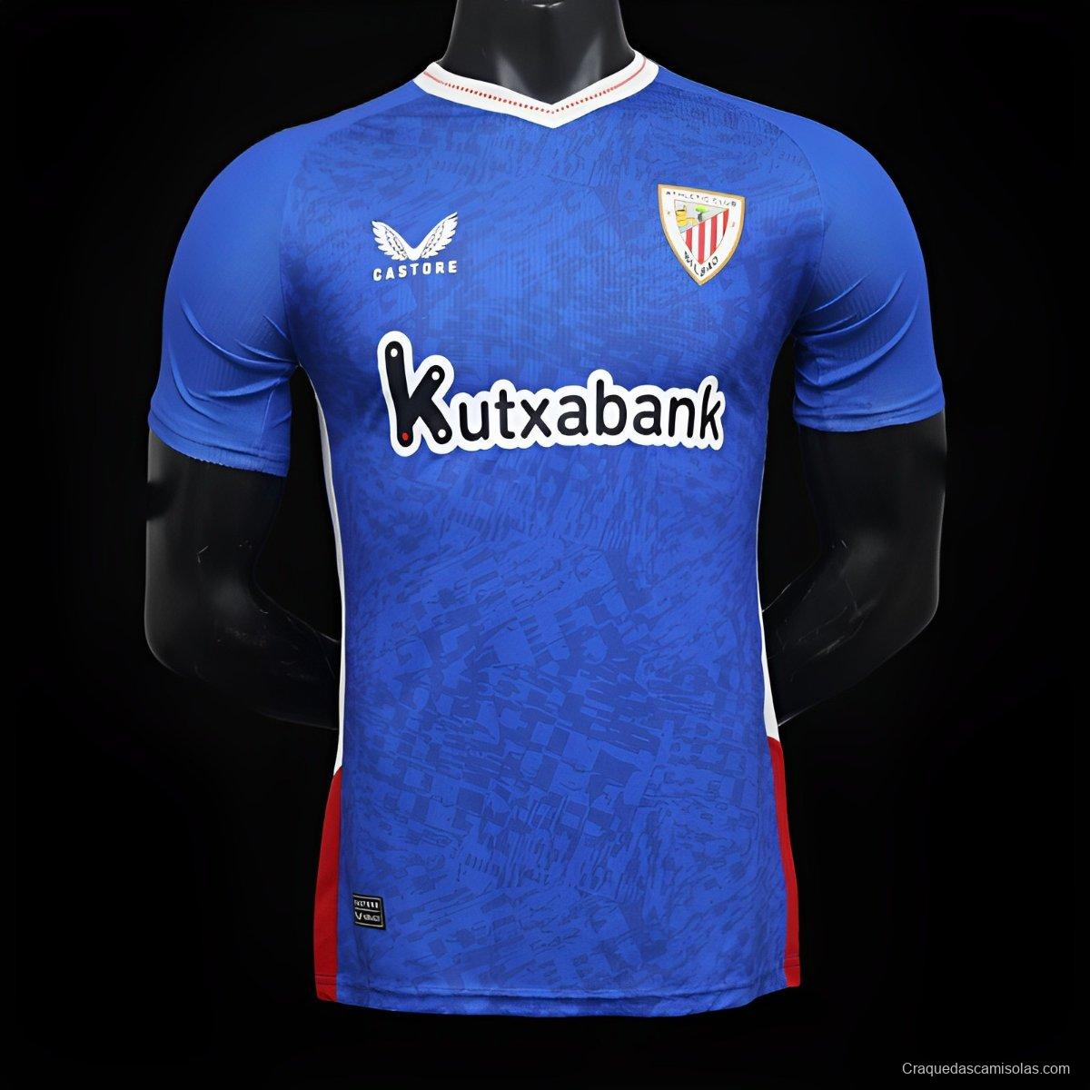 Player Version Athletic Bilbao Away Blue Jersey