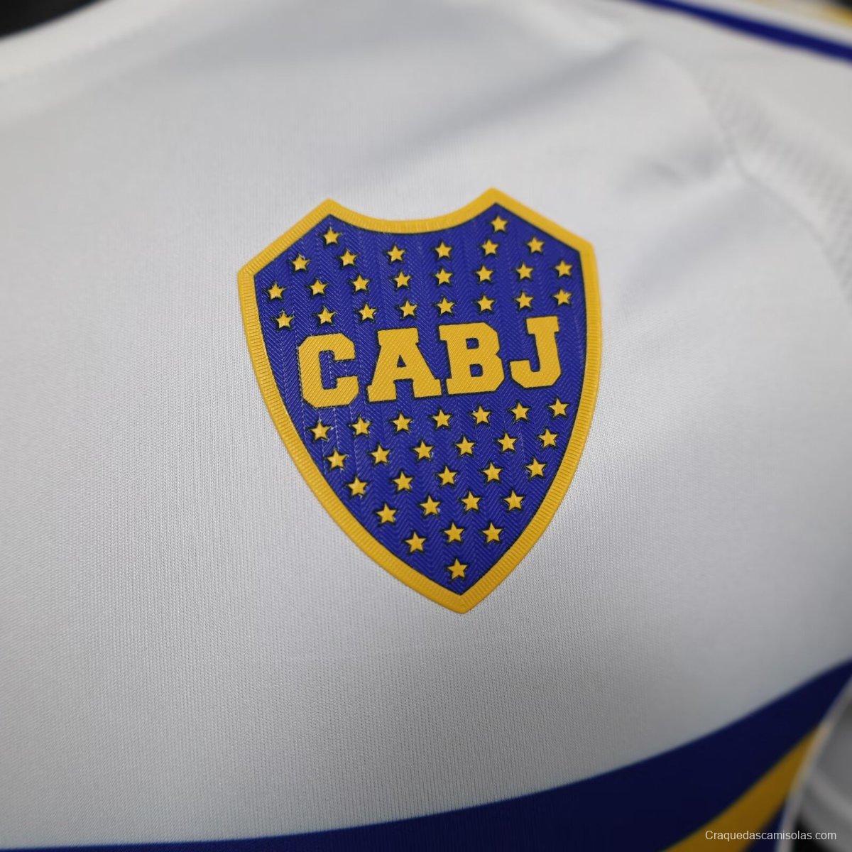 Player Version 24/25 Boca Juniors Away White Jersey